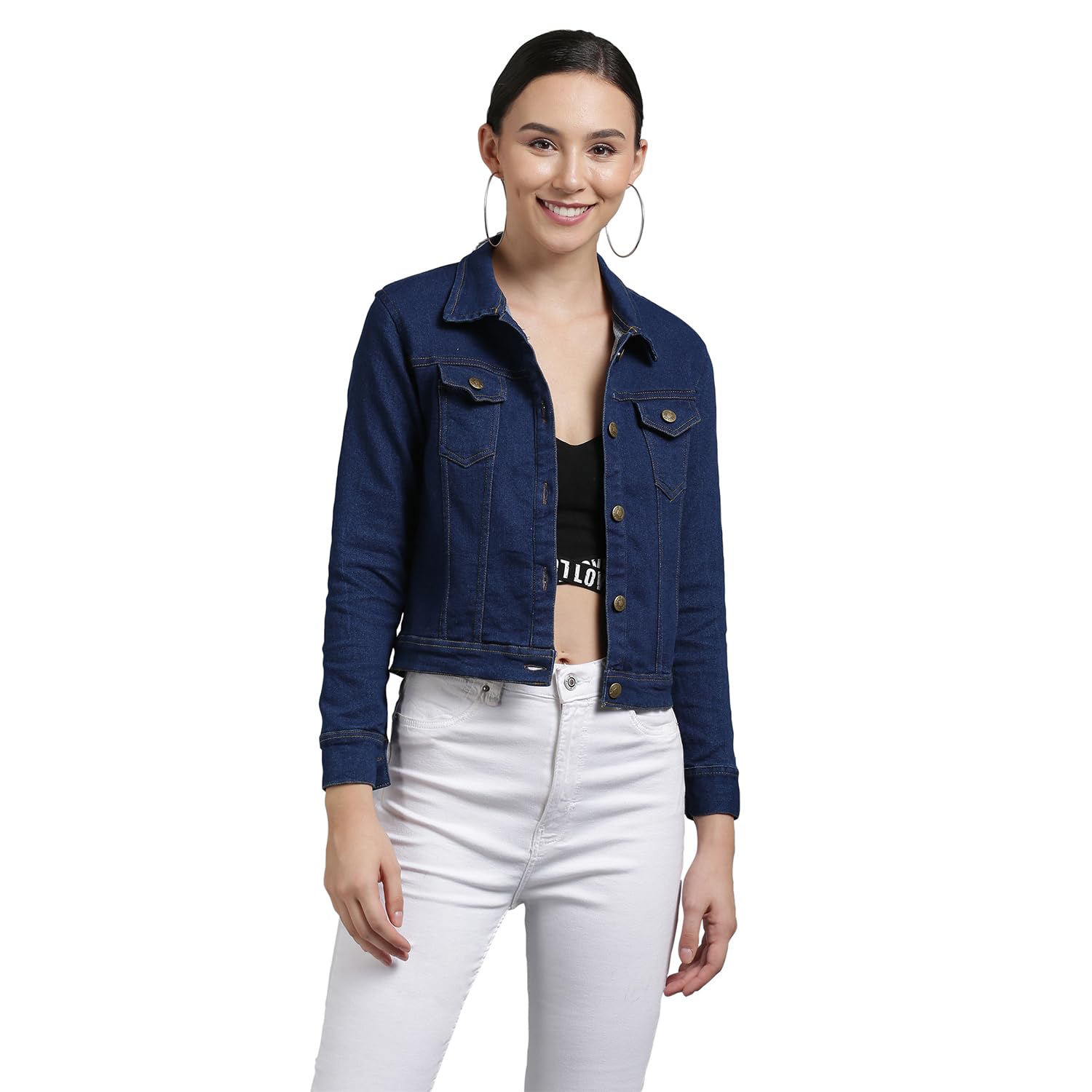 Women's Denim Regular Full Sleeve Jacket
