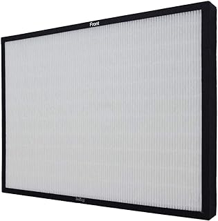 PUREBURG Replacement True HEPA Filter Compatible with Rabbitair BioGS BioGP SPA-421A SPA-582A Air Purifiers, H13 Air Clean dust PM2.5 Odor smoke VOCs Home Pet-Hair Kitchen