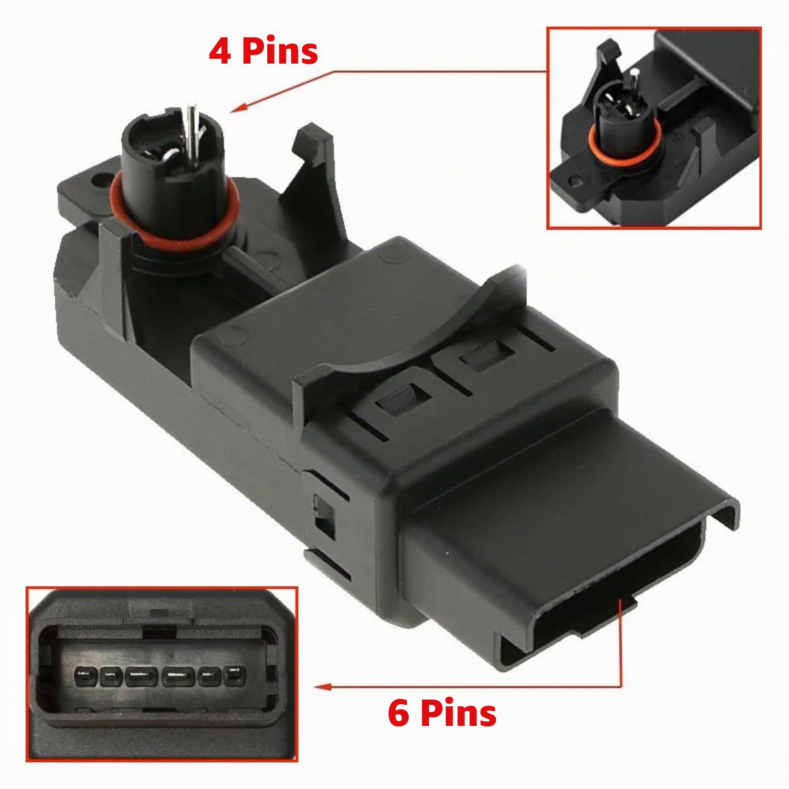Twowinds TEMIC Modul Fensterhebermotor 440726 Kompatibel mit Renault | 440788 - 440746 Kompatibel mit Renault Megane 2, Clio 3, Espace, Laguna, Modus, Scenic 2 - Fensterheber Steuermodul Motor