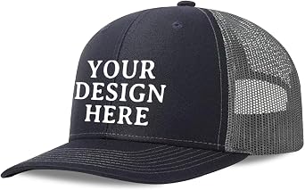 Custom Hats Bulk - Design Add Your Own Logo/Text/Photo Personalized Customized Trucker Caps Funny Gifts for Men Women