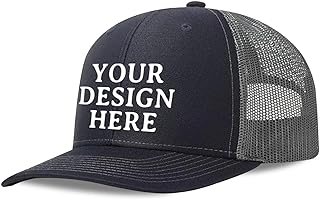 Custom Hats Bulk - Design Add Your Own Logo/Text/Photo Personalized Customized Trucker Caps Funny Gifts for Men Women