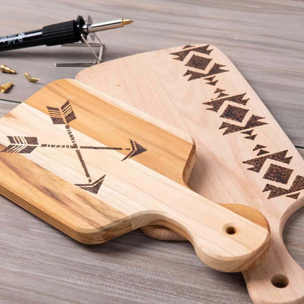 Wood Burning Kit, Set of 26 Art Supplies for Wood Burning Tool Kit, DIY Arts and Crafts, Wood Burning Kit for Adults, Great for Pattern Making, Shading and Texture, By Plaid Enterprises, 11879