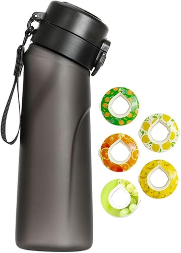 Napolju Botella de agua Air Up, botella de agua con aroma de 25.4 fl oz con aroma a agua de aire, taza de agua deportiva a prueba de fugas con