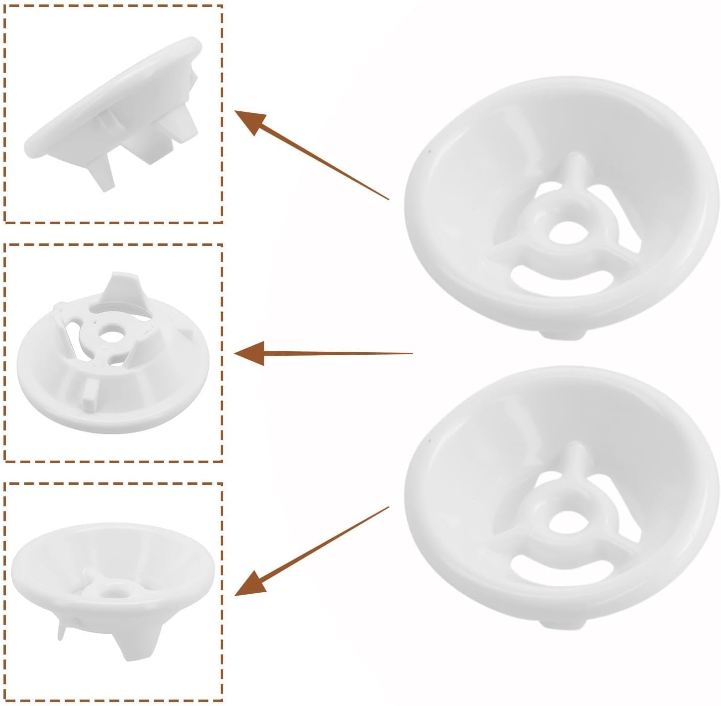 2 Pack Urinal Stopper Kit ABS Drain Cover Strainer for Restroom Bathroom, Anti-Splash Filter Insert to Minimize and Keep Area Clean, Standard Size 7x3.5cm for Men Public Toilet Use