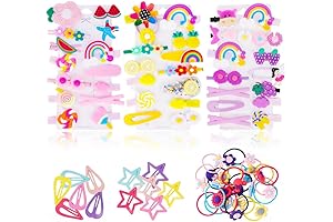 54 PCS Rainbow Lollipop Hair Accessories Set for Girls