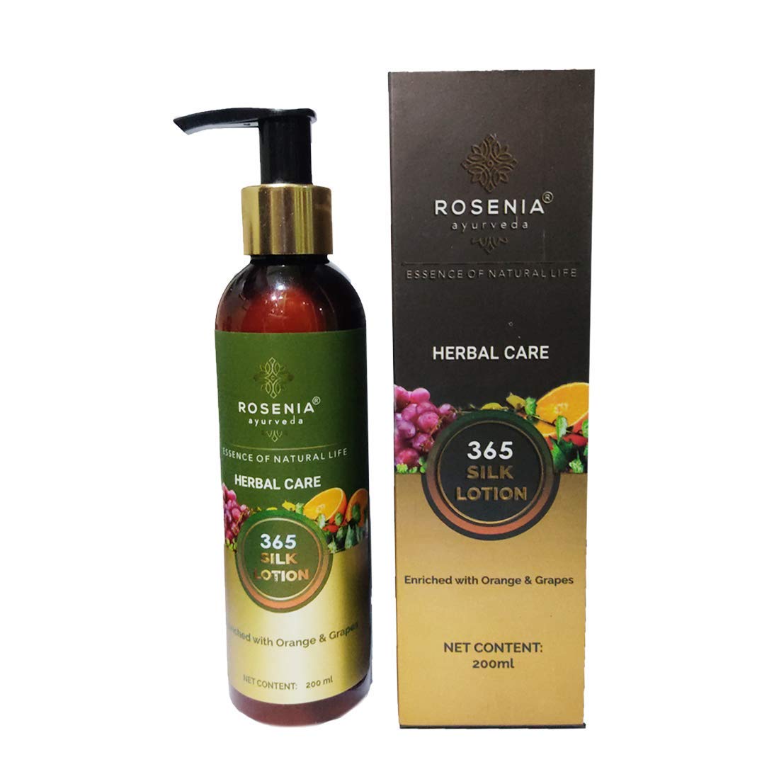 Ayurveda 365 Silk Lotion 200 ML, Enriched With orange and Grapes