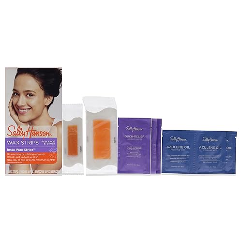Sally Hansen Insta 24 tiras de cera para cara y bikini 1 unidad