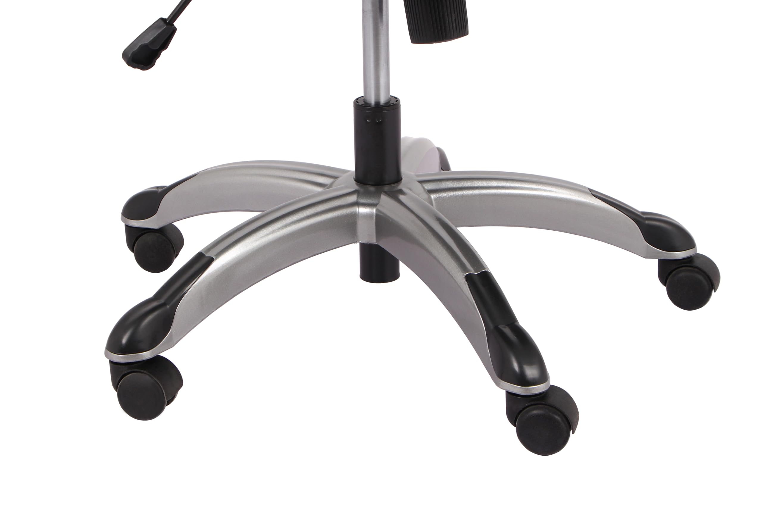 Sigma Chefsessel EC-11 mit Armlehnen, Kunststoffgestell mit Rollen, 112 x 72 x 69.5 cm, Bürostuhl, schwarz