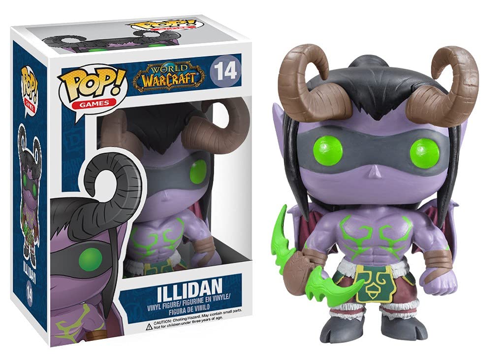 Funko Pop! Vinyl Illidan Stormrage – World Of Warcraft, Figura De 10 Cm, Licencia Oficial, Perfecta Para Coleccionistas Y Fans Del MMORPG