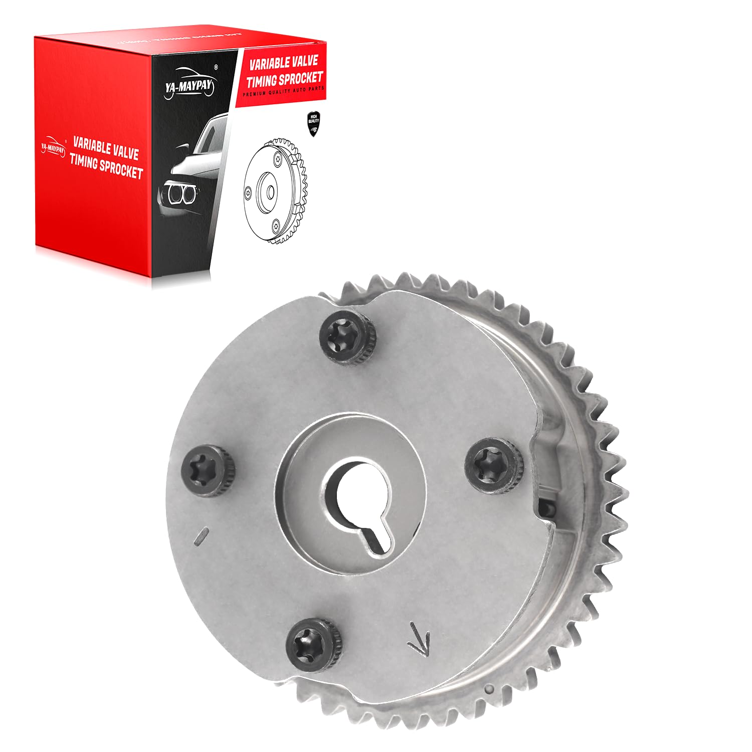 14310-5BY-H01 Variable Valve Timing Sprocket Intake VVT Camshaft Timing Gear Compatible with Honda Fit Jazz 1.5L 2015-2020 Replacement #14310-5R1-013
