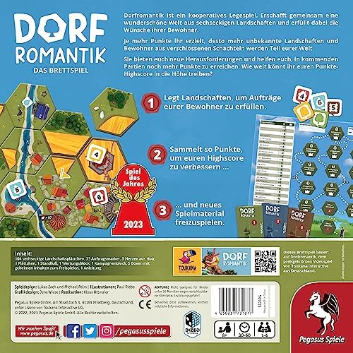 Village Romance Gra Planszowa, Wielokolorowy, Od 8 lat
