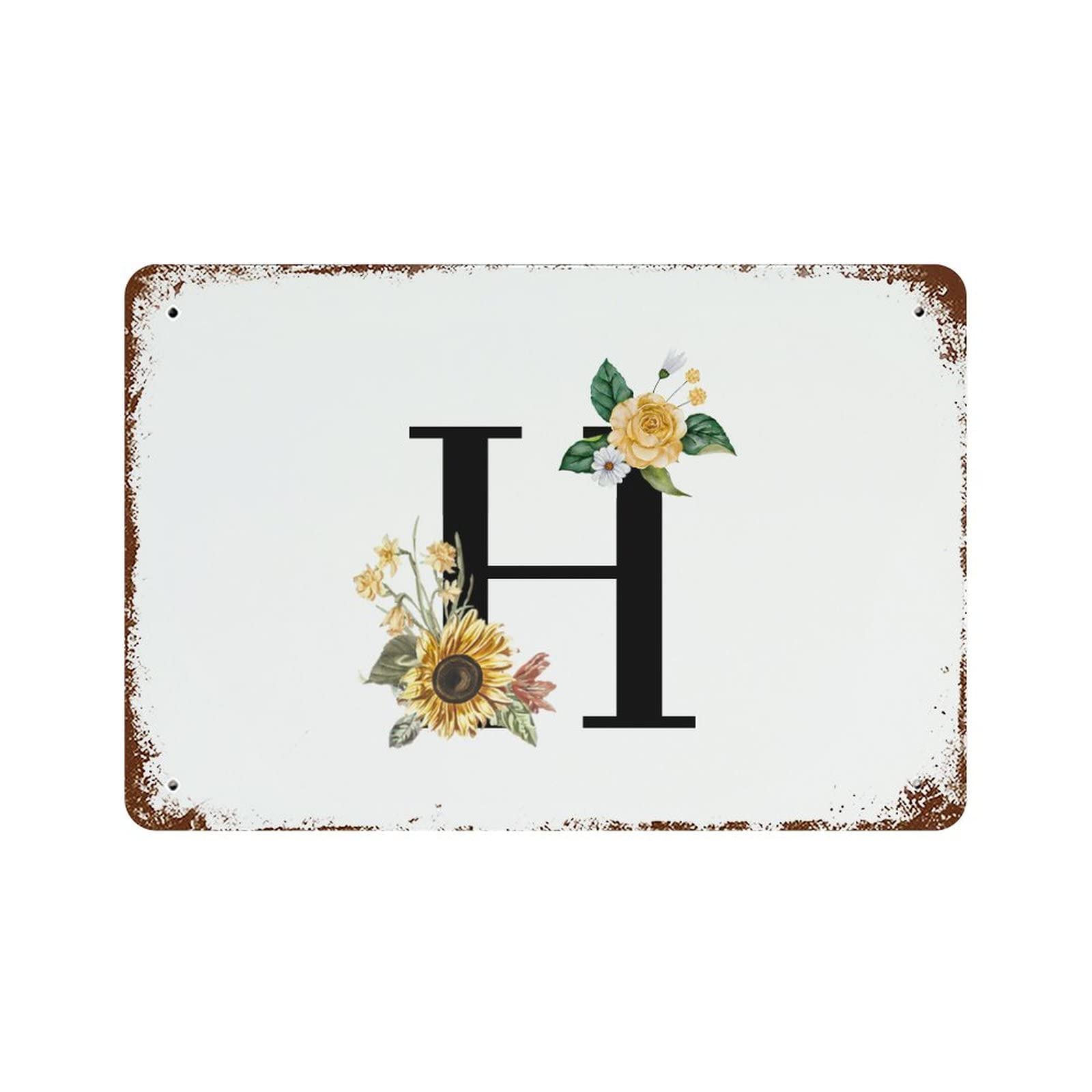 Panneau en aluminium floral antirouille pour remplacer vos decorations de jardin qui passent