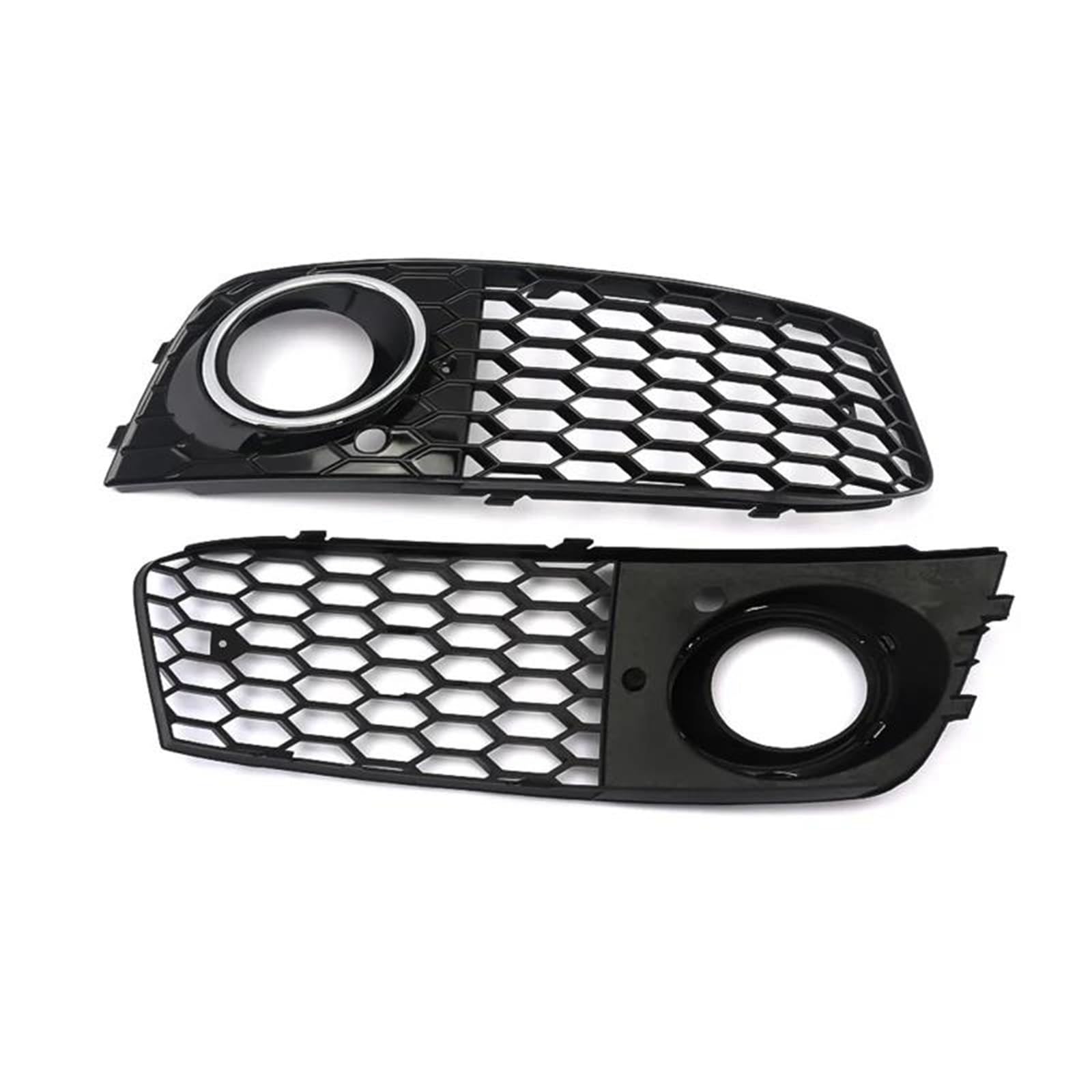 Grilles phares antibrouillard pour A4 B8 2009-2011 noirs calandre 1 paire - 7