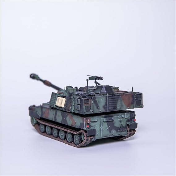Metal Model Cars 1 72 US M109A7 Self-Propelled Howitzer 155mm Gun NATO Colour Military Tank Model Kit Gift(1+1)