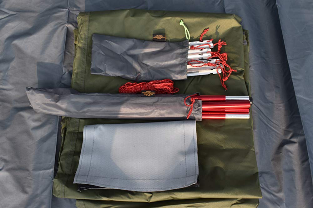 Amazon.co.jp: 4人用 ワンポールテント 八角形 テントシートセット