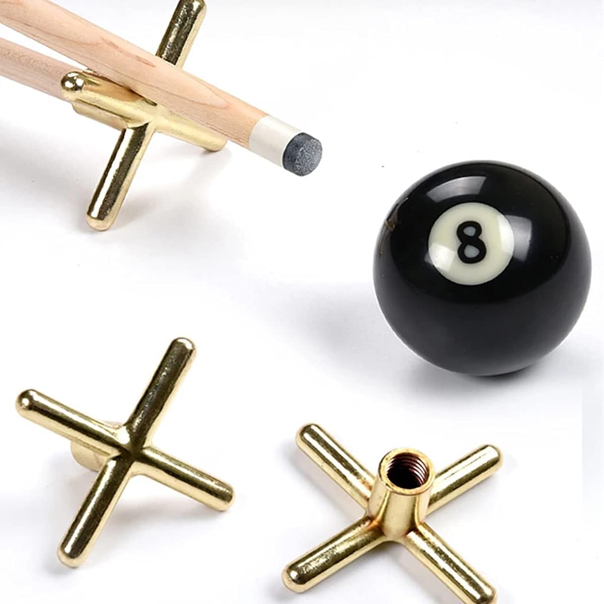 LKXHarleya Billiards Pool Cue Stick Bridge Head, Anti-Slip Metal Bridge Head Billiards Pool Cue Accessory 03 : Sports & Outdoors