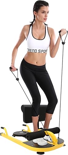 Miniatura 5 de Máquina de sentadillas profundas, 220 libras, multifuncional, entrenador de abdominales para sentadillas profundas, ajustable, máquina de