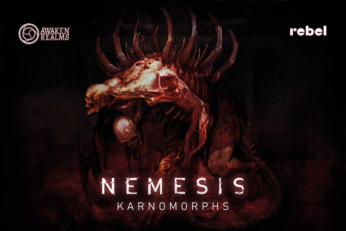 Awaken Realms, Nemesis Karnomorphs, rozszerzenie, gra ekspercka, Dungeon Crawler, dla 1-5 graczy, od 14 lat, 90+ minut, niemiecki