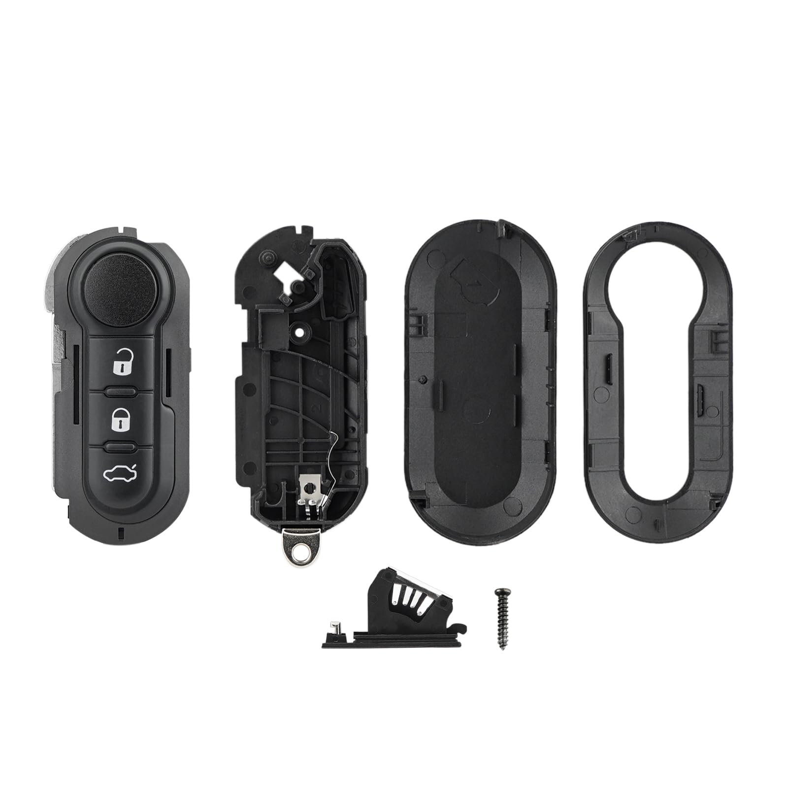 3 Button Flip Car Key Shell For Citroen C2 C3 C4 C5 C6 C8 Saxo Xsara - View #2