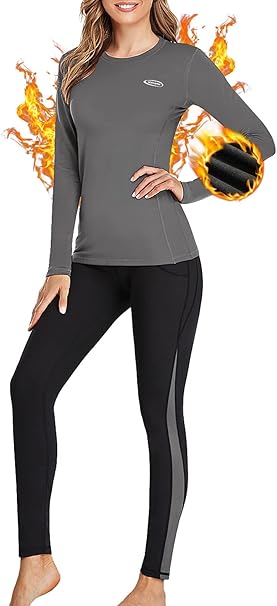 NOOYME Thermo-ondergoed voor dames, functioneel