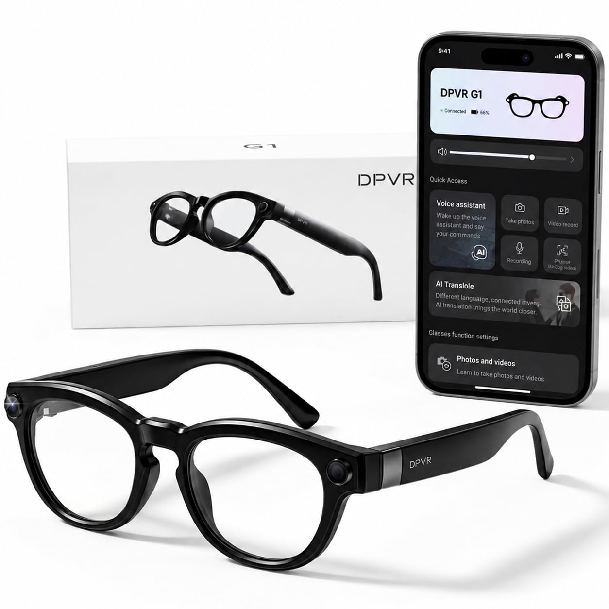 DPVR G1 AI Smart Glasses with Camera