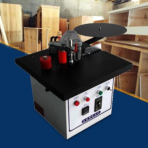 Miniatura 2 de Juego de máquina de bandas de borde, máquina de bandas de borde de escritorio 2  19.7 ftmin Máquina de bandas de borde para carpintería Máquina de