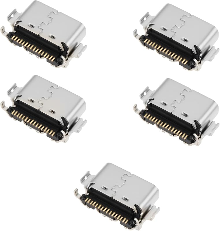 5pcs Type C 16 Pin Charging Port Connector Replacement Compatible with TCL TAB 8 LE 9132 9137