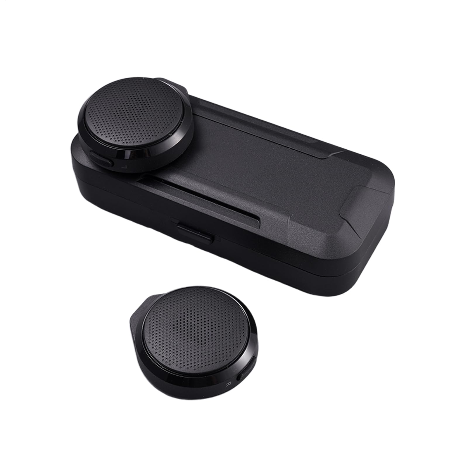 Auricolare wireless ricaricabile Cuffie portatili, ricaricabili e | Wireless Custodia di ricarica per auricolare, moto, cuffia impermeabile, guida, viaggio, pendolarismo