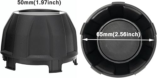 Miniatura 5 de Tapacubos de rueda negros compatibles con Kawasaki Teryx KRX 1000 2020-2023, tapones centrales de rueda para Kawasaki Teryx 1000, repuesto