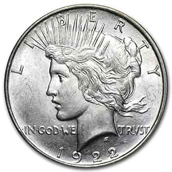 1921&1922年　USA One Dollar 3枚セット 1922 Peace US Silver Dollar - 90% Philadelphia Minted | eBay