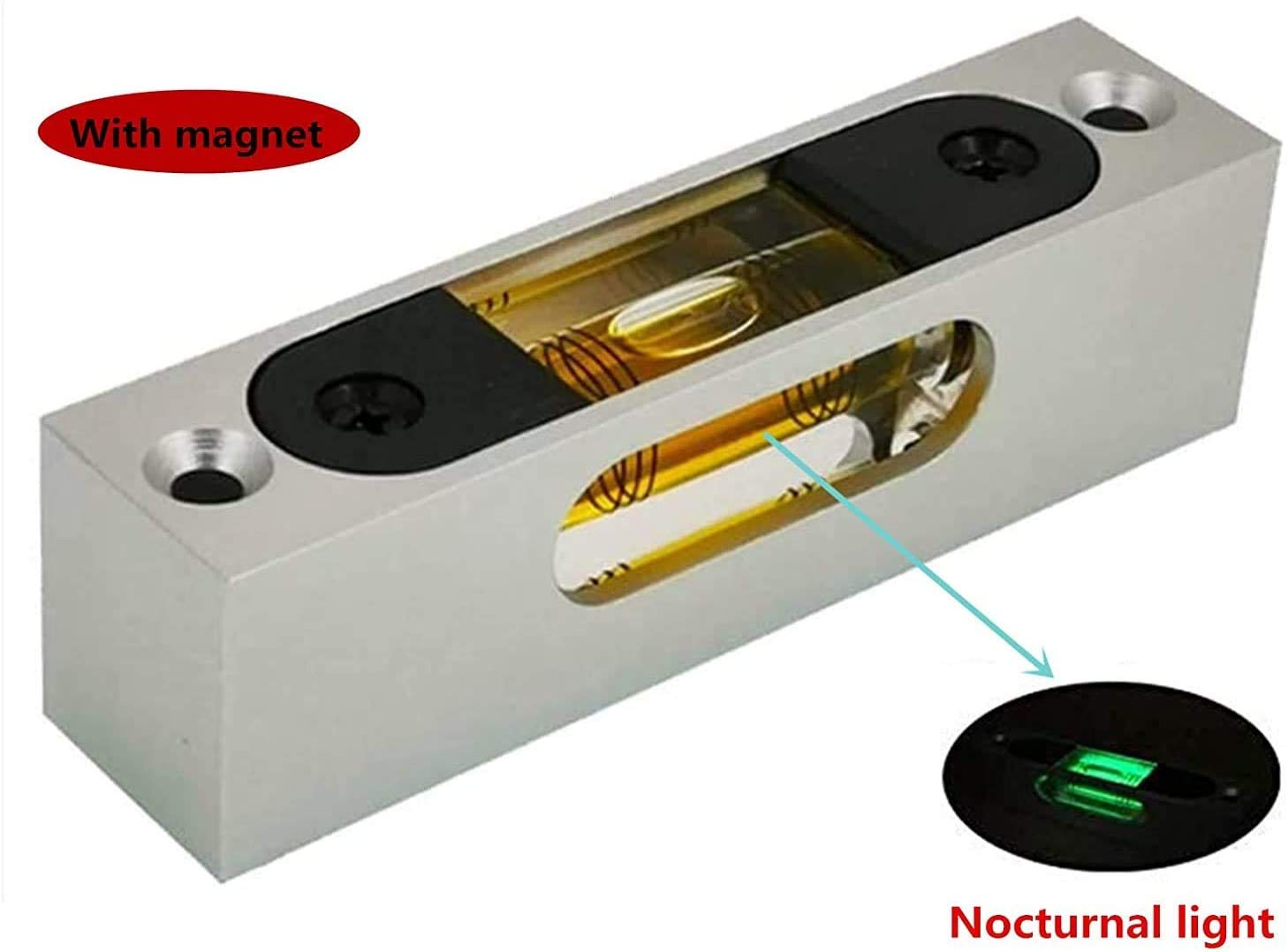 UMEI Aluminum Level - 3-Side Bubble Level with Magnet -5