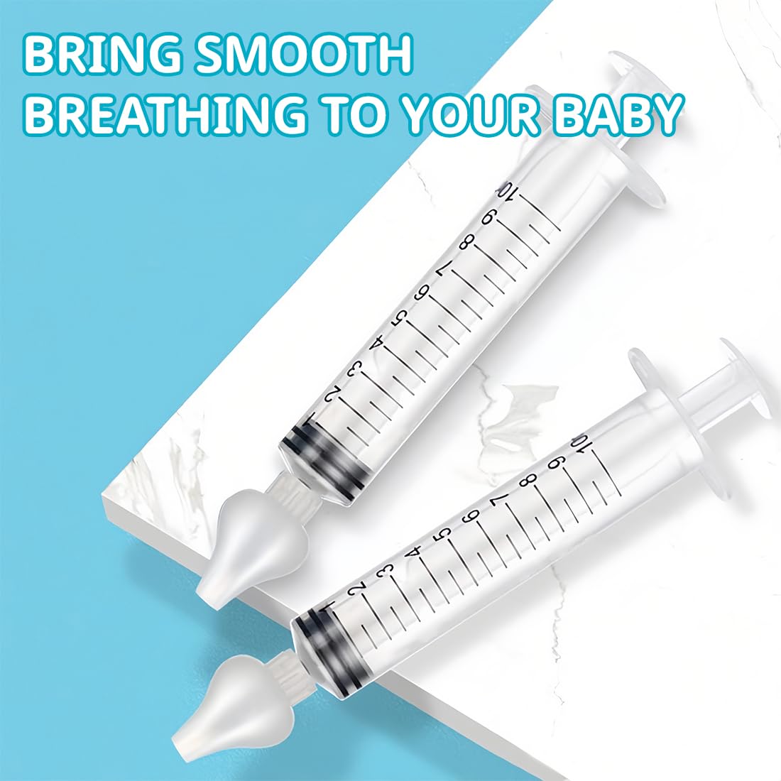 Lot de 4 mouches bébé seringue nasale Nettoyeur de nez-De Haute Qualité-Dispositif de rinçage-irrigation nasale- Sans BPA et Sans Phtalate