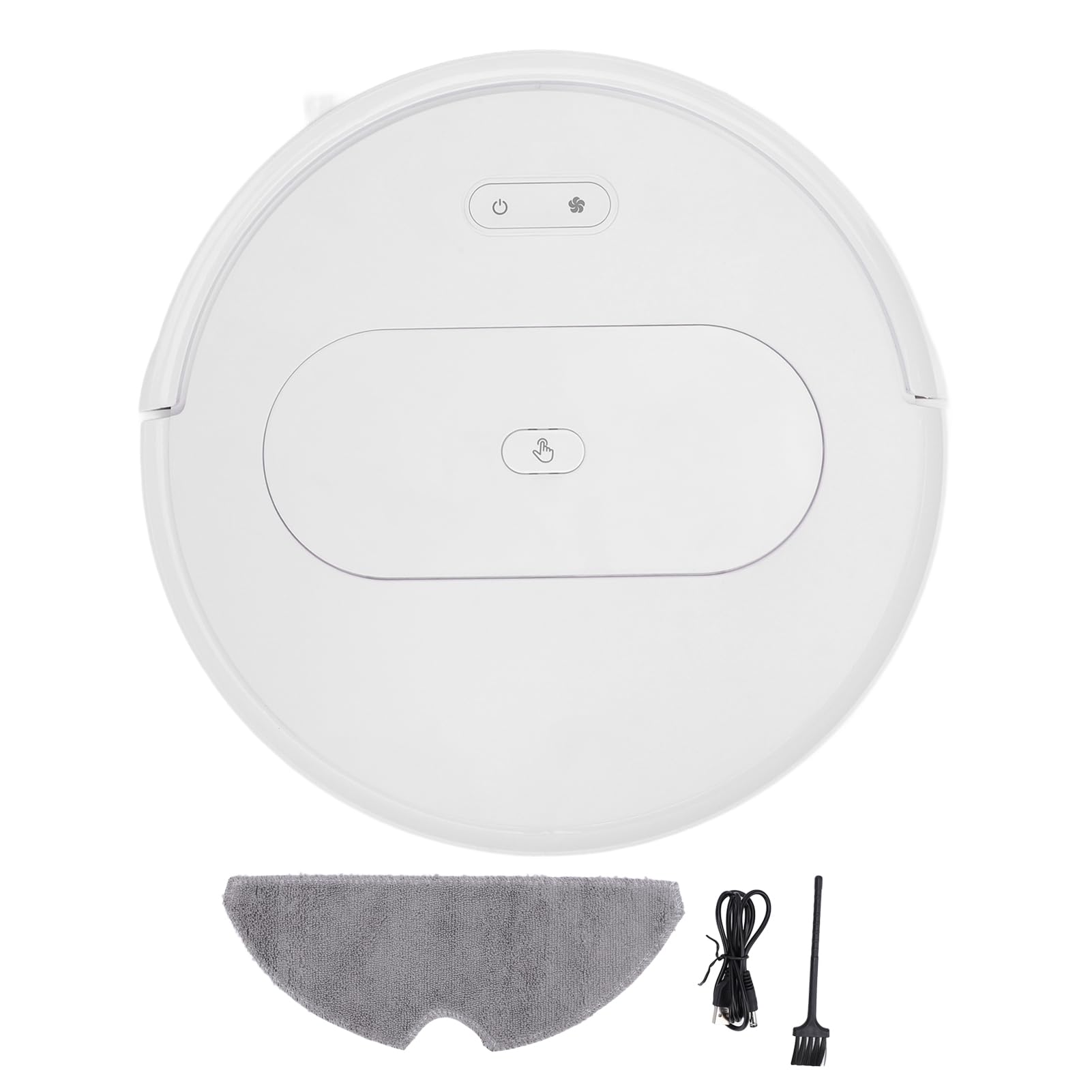 Robot Sweeper and Mop Combo, Smart Automatic Robot Aspirapolvere per Pavimenti per Pavimenti, Legno Duro, Marmo, Piastrelle, Moquette, Animali Domestici, Movping Pavimento