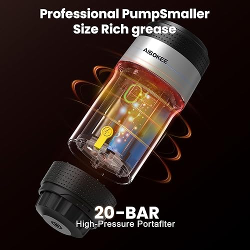 Miniatura 3 de Máquina de café expreso portátil, cafetera portátil 3 en 1, mini máquina de café espresso de 20 bares, cafetera de viaje autocalentable compatible
