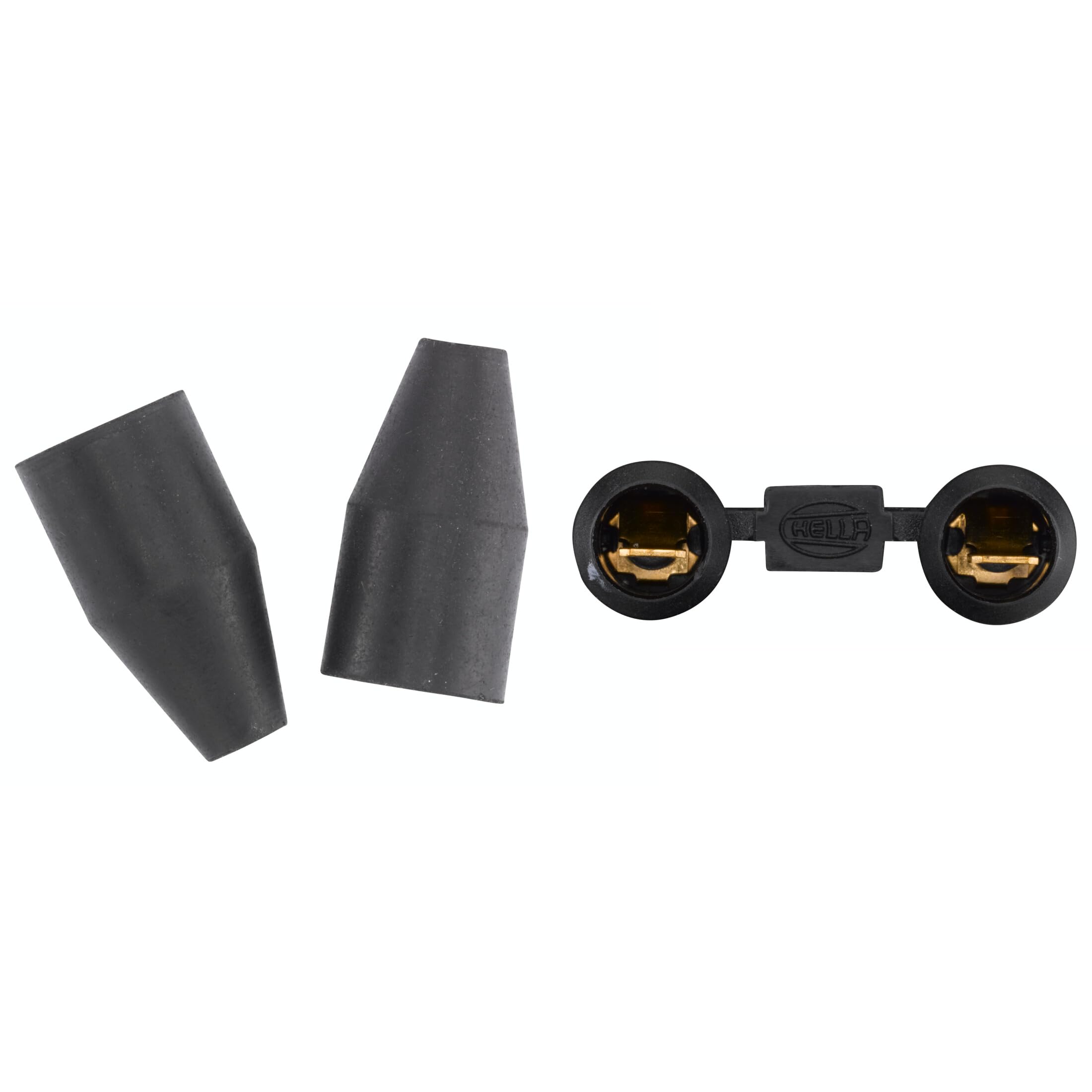HELLA Clacson,HEAVY DUTY HORN B133,24V,110dB(A),Gamma frequenze,500Hz,Tono alto,elettrico,Colore alloggiamento/sede,nero,Attacco piatto ad innesto,Quantità,1,3AF 003 399-071