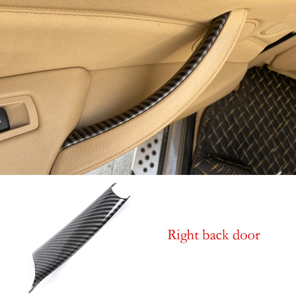 Housse Poignée Porte Intérieure Cuir Pour BMW X5 E70 X6 E71 E72 - Droit Marron
