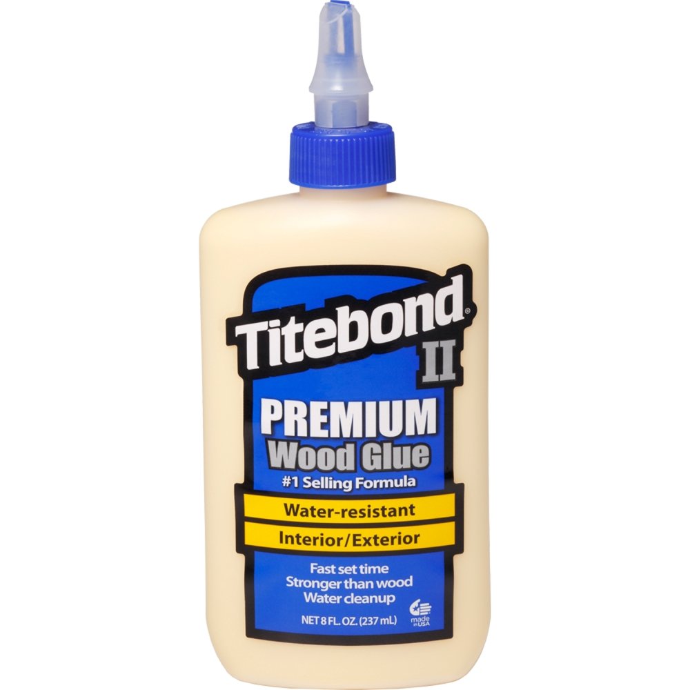 Titebond Colle à bois originale 711 ml Colle à bois Premium II résistante aux intempéries, étanche