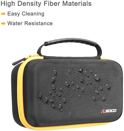 Miniatura 5 de RLSOCO Funda de transporte para multímetro digital Fluke 15B+17B+117107115116101179106113177114178233 y más - cremallera amarilla (con espuma de