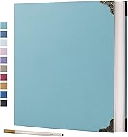 Vista 25 de Vienrose Álbum de fotos autoadhesivo de 40 páginas, tapa dura DIY, álbum de recortes con 3 anillas para niños, bodas, bebés, familia, púrpura