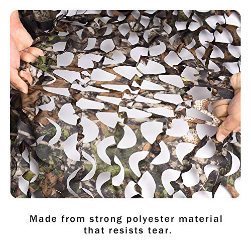 HYOUT Woodland Camouflage Netting,Jungle Maple Camo Net for Hunting Shooting Blind Camping Military Party Decoration Watching Hide