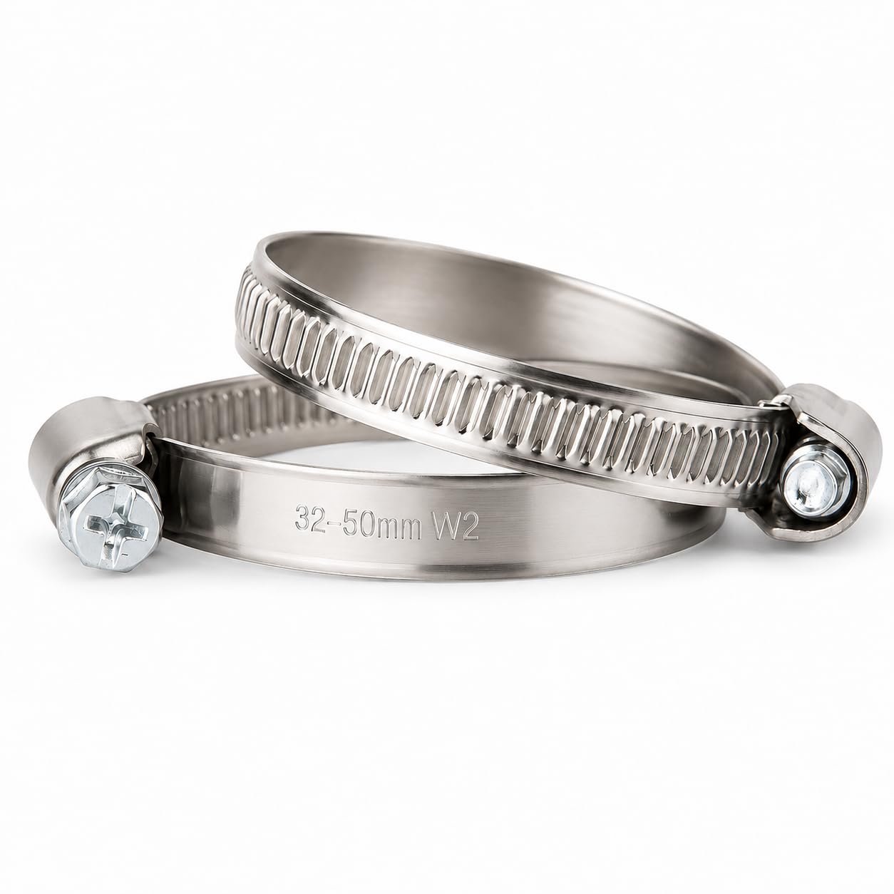 Stainless Steel Hose Clamps - 4 Pack -21