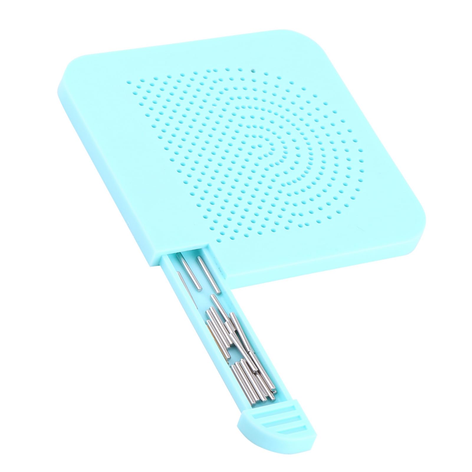 Grid Guide Quilling Board for Paper Strips, Paper Quilling Board with Pins Box (Blue)