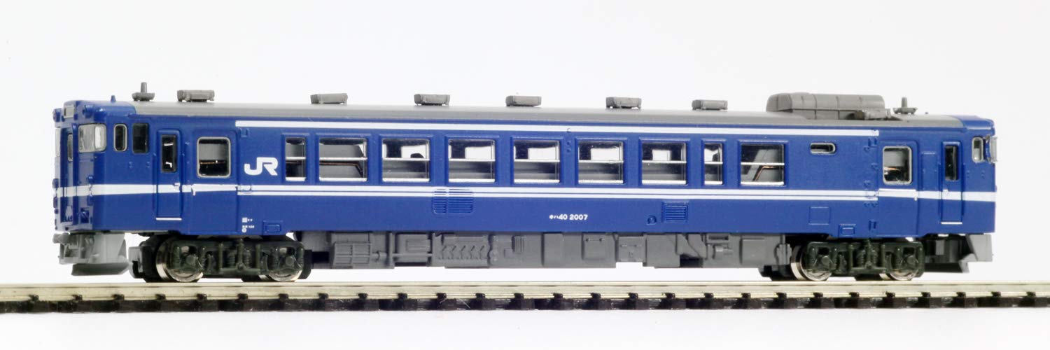 キハ40 動力車　Zゲージ 鉄道模型 JR キハ40-1000形 ディーゼルカー (1001・1002番・烏山線) (2両