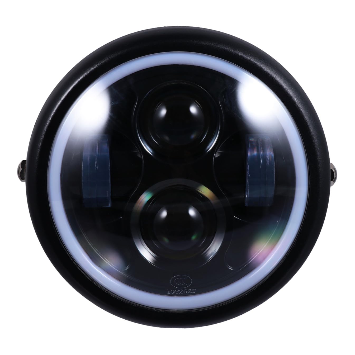 CALLARON Faro LED per Motocicletta Retro Vintage Proiettore a Led, Luce di Guida Notturna Resistente ad Ambienti Difficili, per Moto Cg125 Gn125, Luce da Lavoro Esterna ad Alta Durabilità