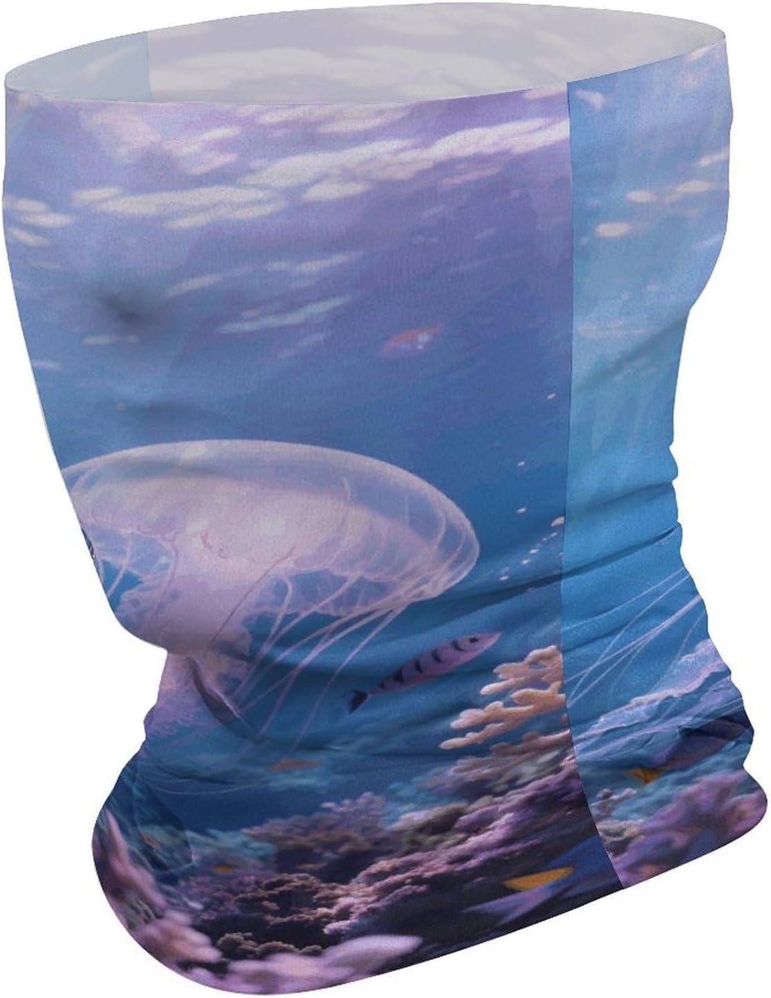Jellyfish Swimming UV Protection Bandana Neck Gaiter Face Mask image 3