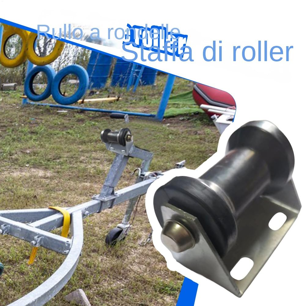 Rullo di Chiglia Stazionario | Supporto con in Acciaio Zincato