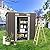 6ft x 4ft Grey Metal Shed - Durable Steel Storage Shed with Sliding Doors, Padlock, and Easy Assembly for Outdoor Garden