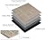 Heavy Duty Commercial Carpet Tiles 24" x 24", 18 Pcs/72 sq ft (FlexLok tabs Included),Non-Slip Soft Square Carpet Floor Tile for Office Bedroom Living Room Kitchen Garage Gym (Khaki)