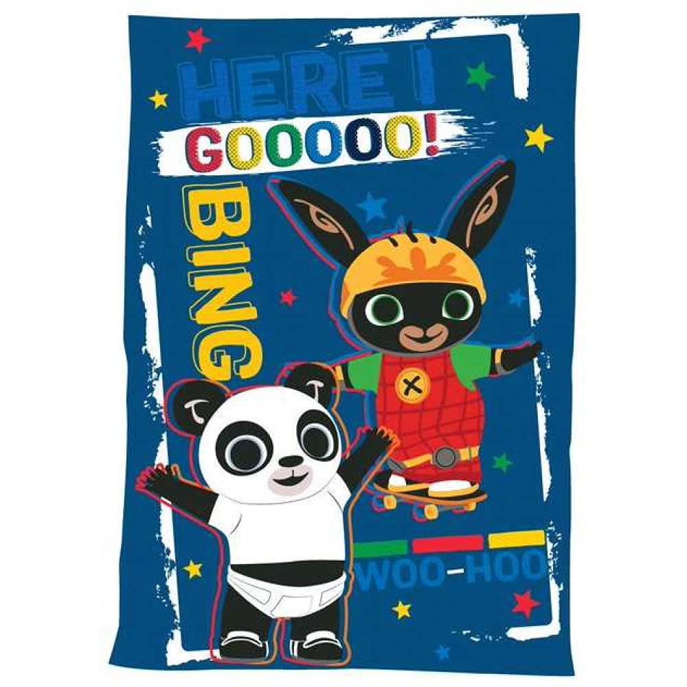Bing Children's Cuddly Blanket 100 x 140 cm Blue