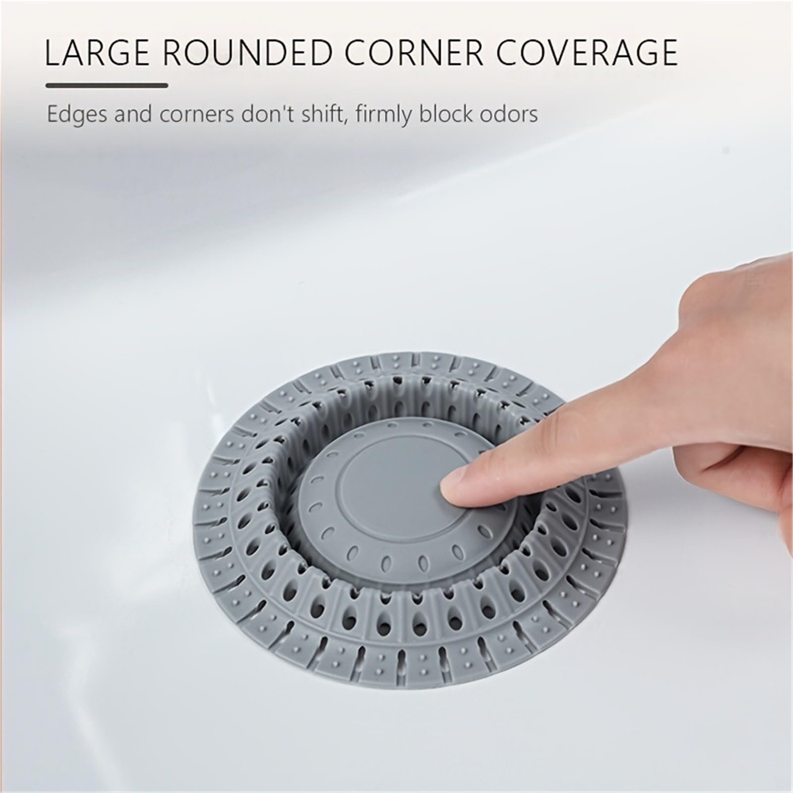 Recogedor de Pelo for Drenaje bañera, Protector Plegable Silicona for Ducha, Adecuado for Ventanas emergentes y duchas, 5 uds para Bañera,Ducha